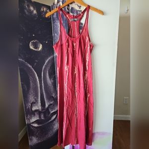 Tysa Women’s Dress Size 2 Ikat‎ Brushstroke Maxi Criss Cross Strap Back